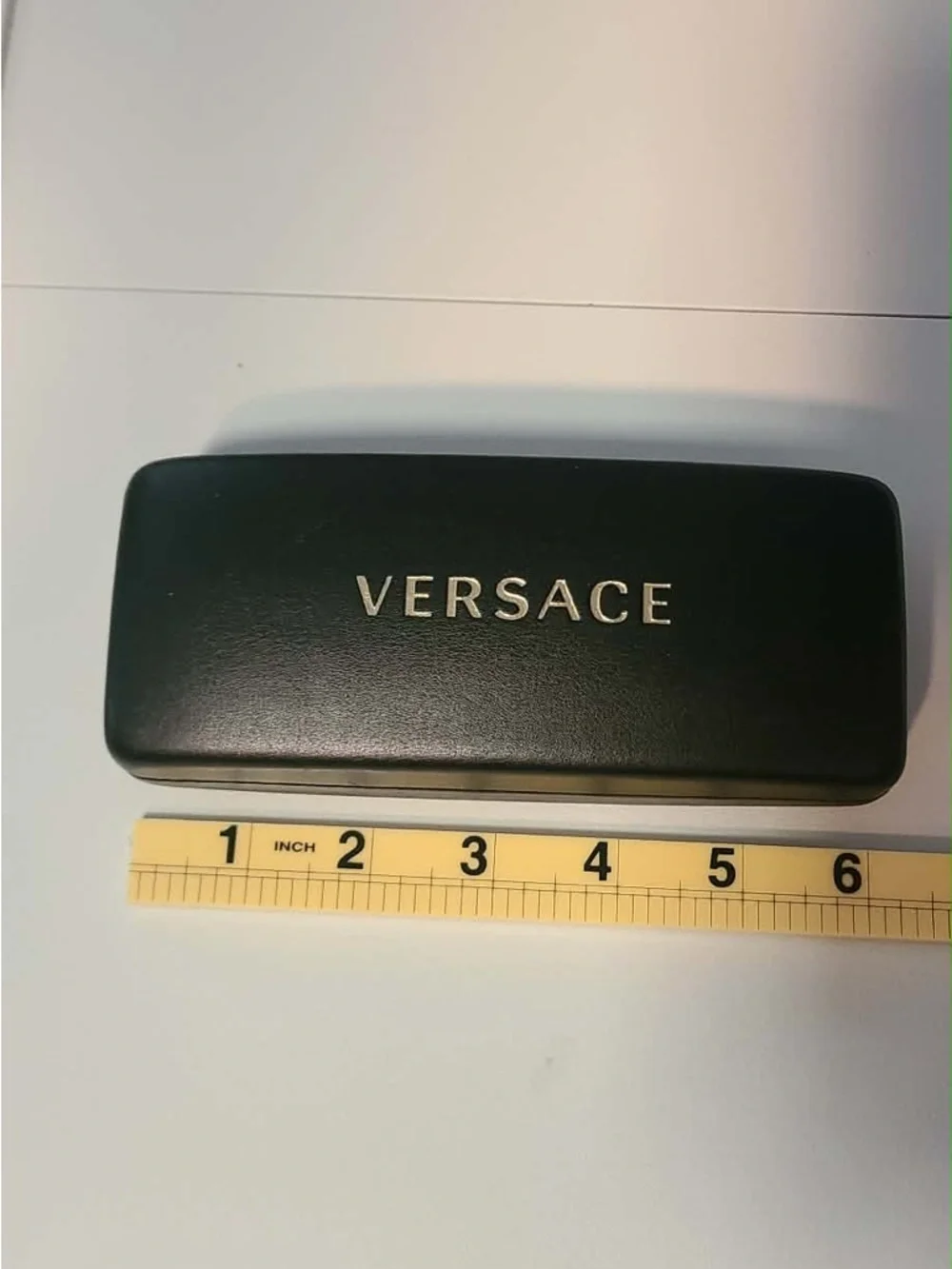 Versace Black Sunglasses Case with Gold Logo
